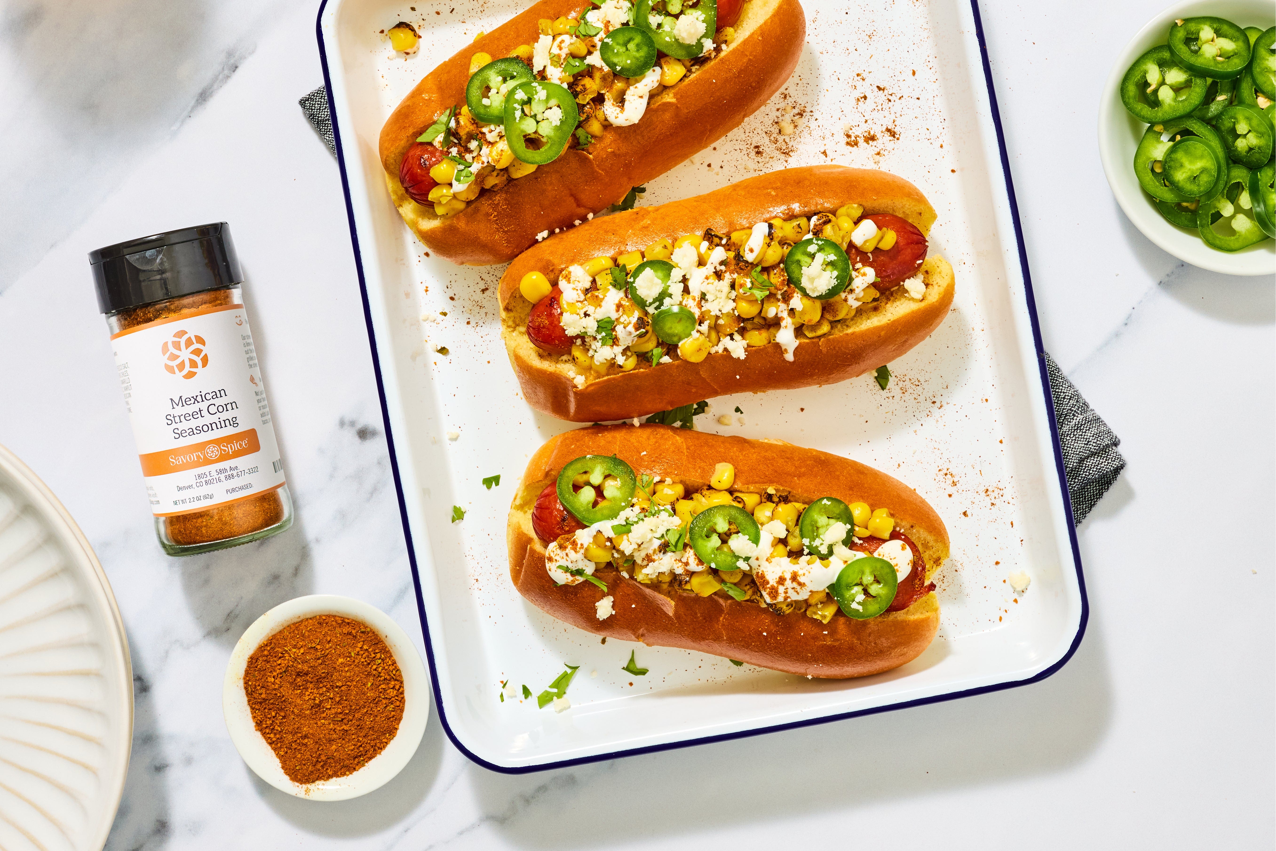 Mexican Street Corn Dogs