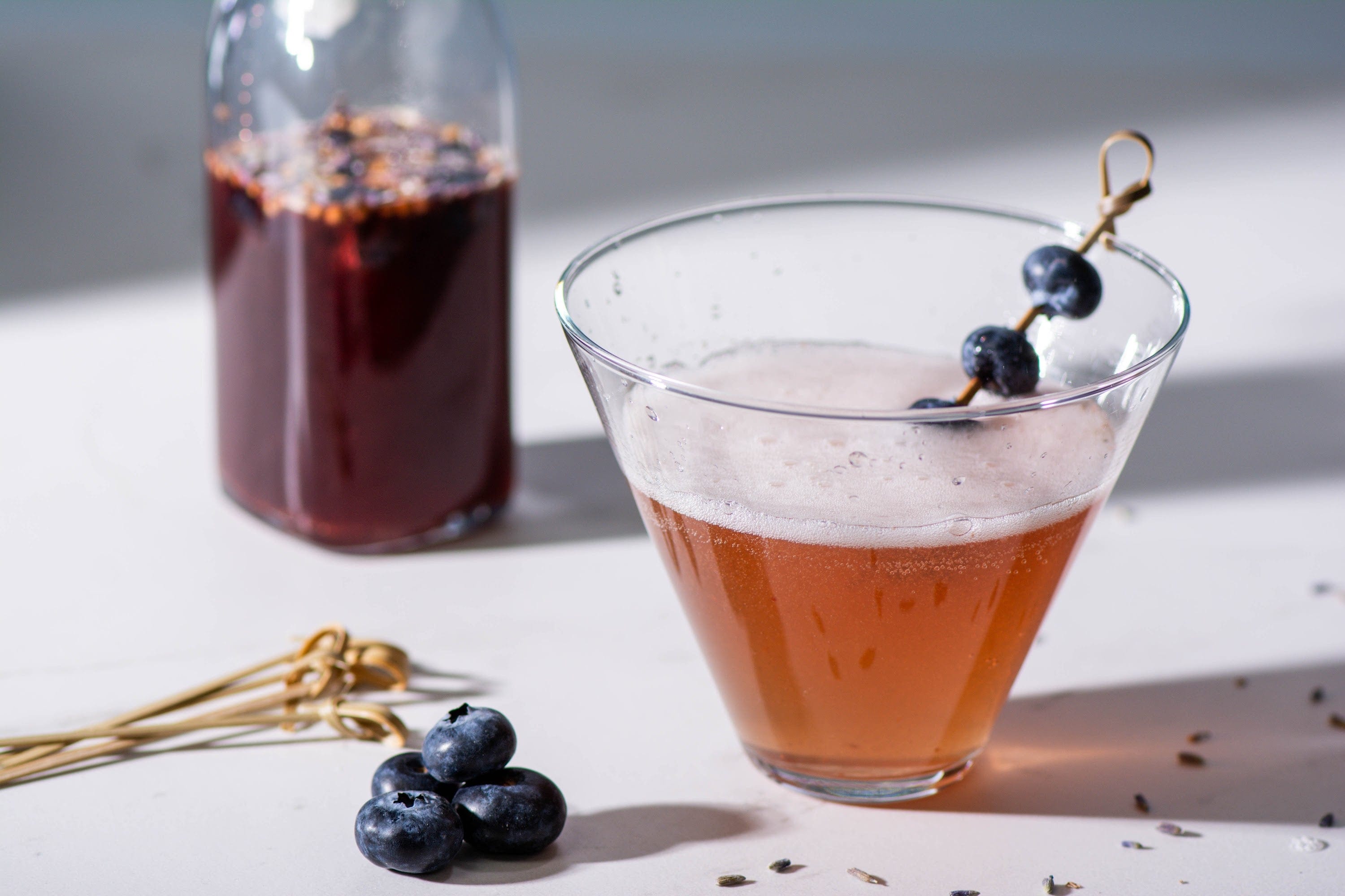 Bloom-Berry Shrub Drink