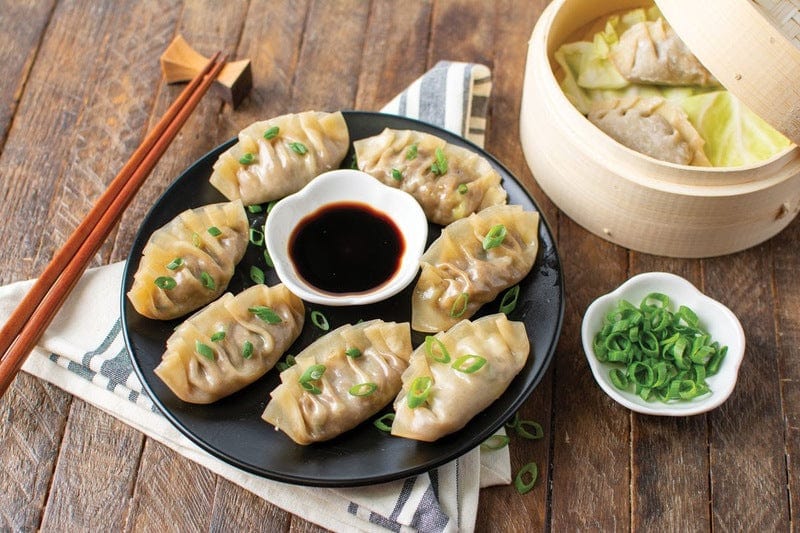 Sweet Ginger Pork Dumplings