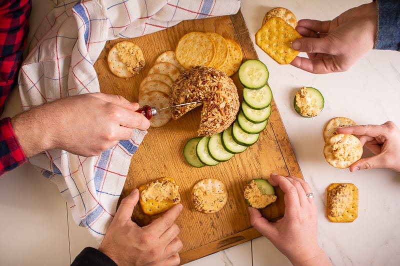 Whiskey Barrel Smoked Cheese Ball