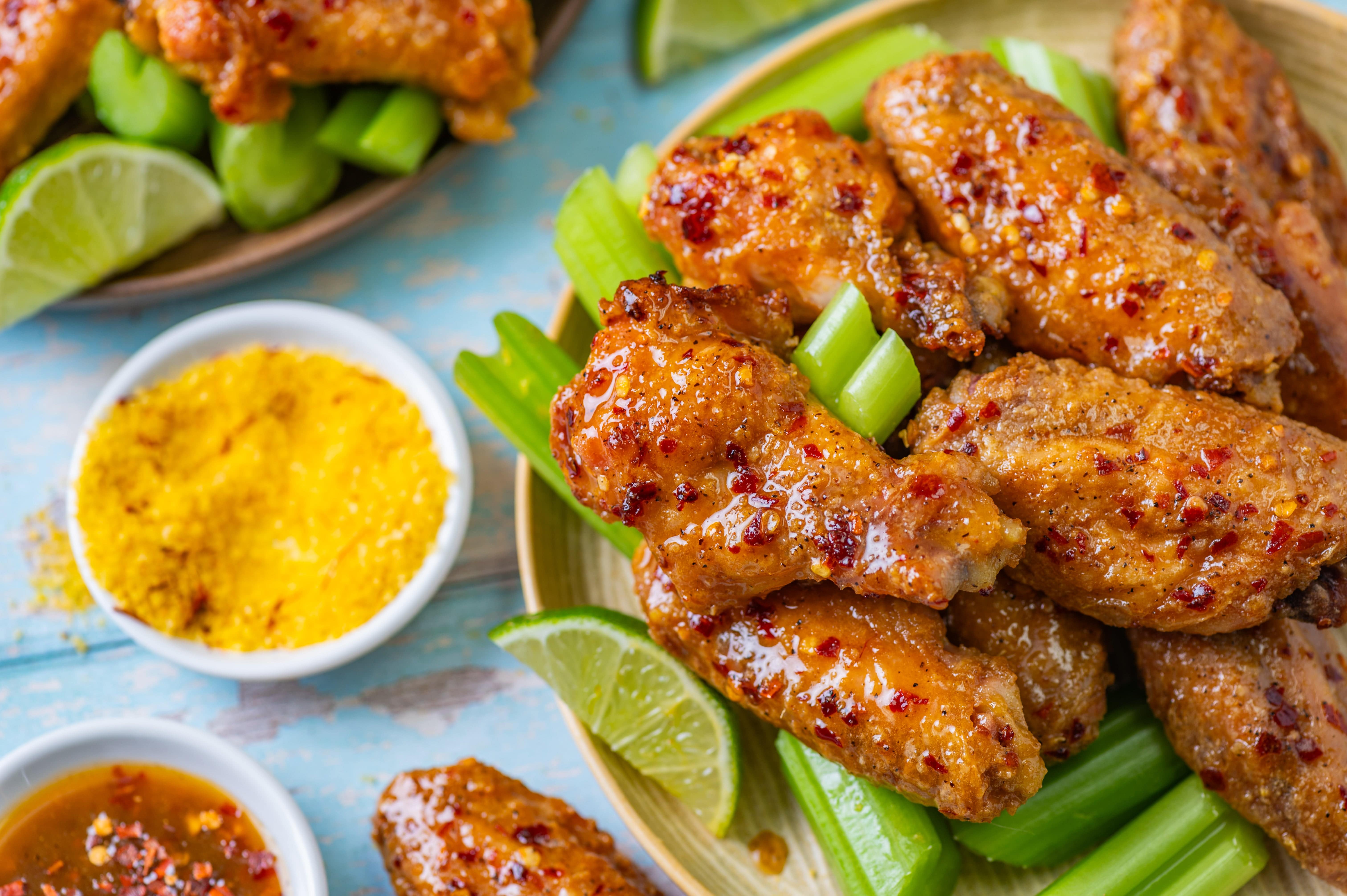Sweet Chile Saffron Wings