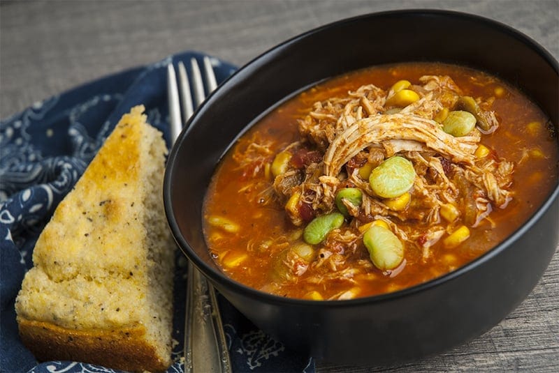 Brunswick Stew with Shredded Chicken