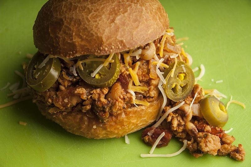 BBQ Chicken Slow Cooker Sloppy Joes