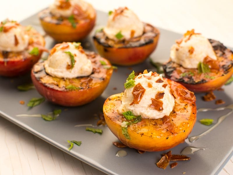 Grilled Spiced Peaches
