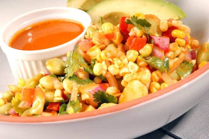 Grilled Corn & Lima Bean Relish